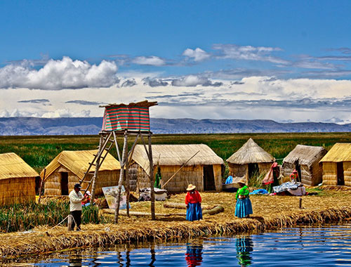 Lago Titicaca Uros Isla
